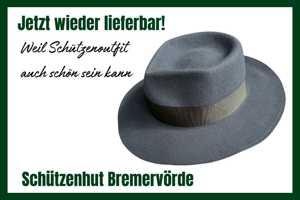 Schützenhut Bremervörde wieder eingetroffen